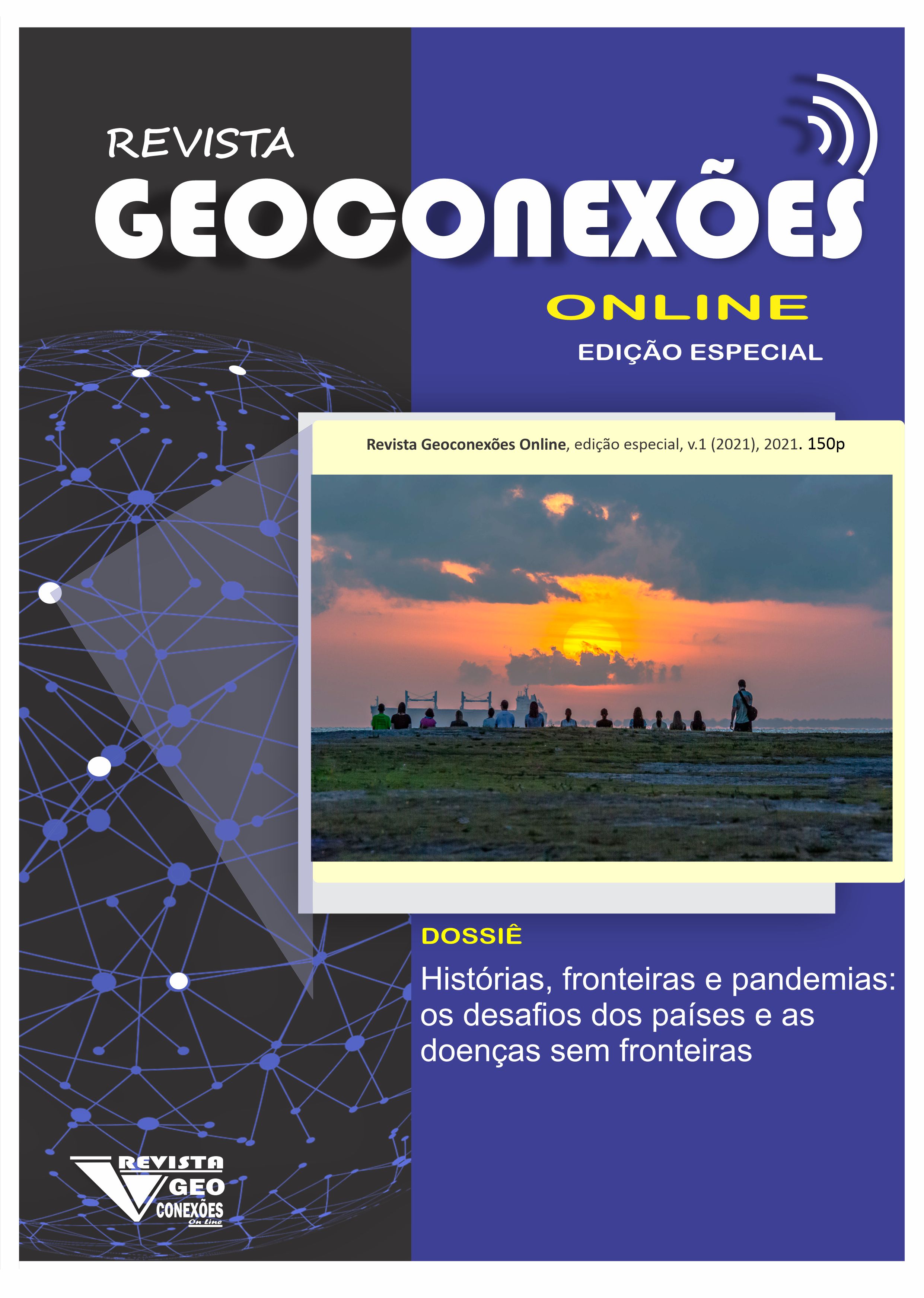 A revista Geoconexões Online se propõe a divulgar o conhecimento científico preservando os princípios da interatividade e troca de saberes. Ao lançar o tema "História, fronteiras e pandemias: os desafios dos países e as doenças sem fronteiras, organizado pelo professor Dinaldo Silva Júnior e pela professora Neida Arias, busca-se congregar resultados de pesquisas em história e áreas afins sobre a história das pandemias e relações fronteiriças
